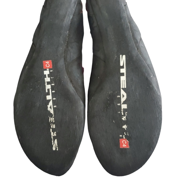 5.10 Stealth Rogue Rubber C4 Grey Purple Rock Climbing Shoes size 8 - Picture 4 of 6